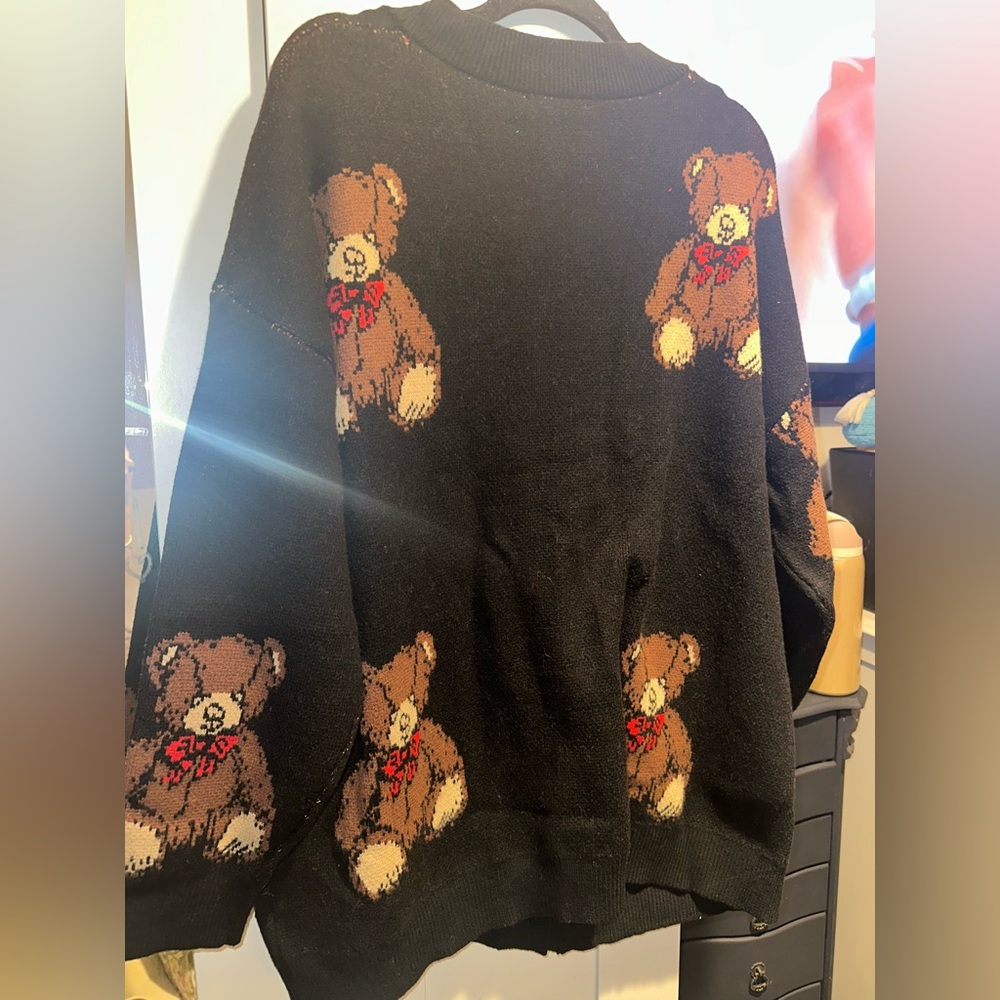 NWOT Jade By Jane Oversized Teddy Bear Cardigan - Picture 11 of 13
